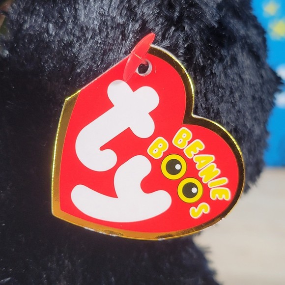 Ty Beanie Boo Drizella the Bat 6" UltraSoft Halloween Seasonal Toy Plush NWT - Picture 10 of 12